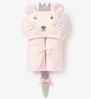 Princess Mouse Pink Hooded Bath Wrap