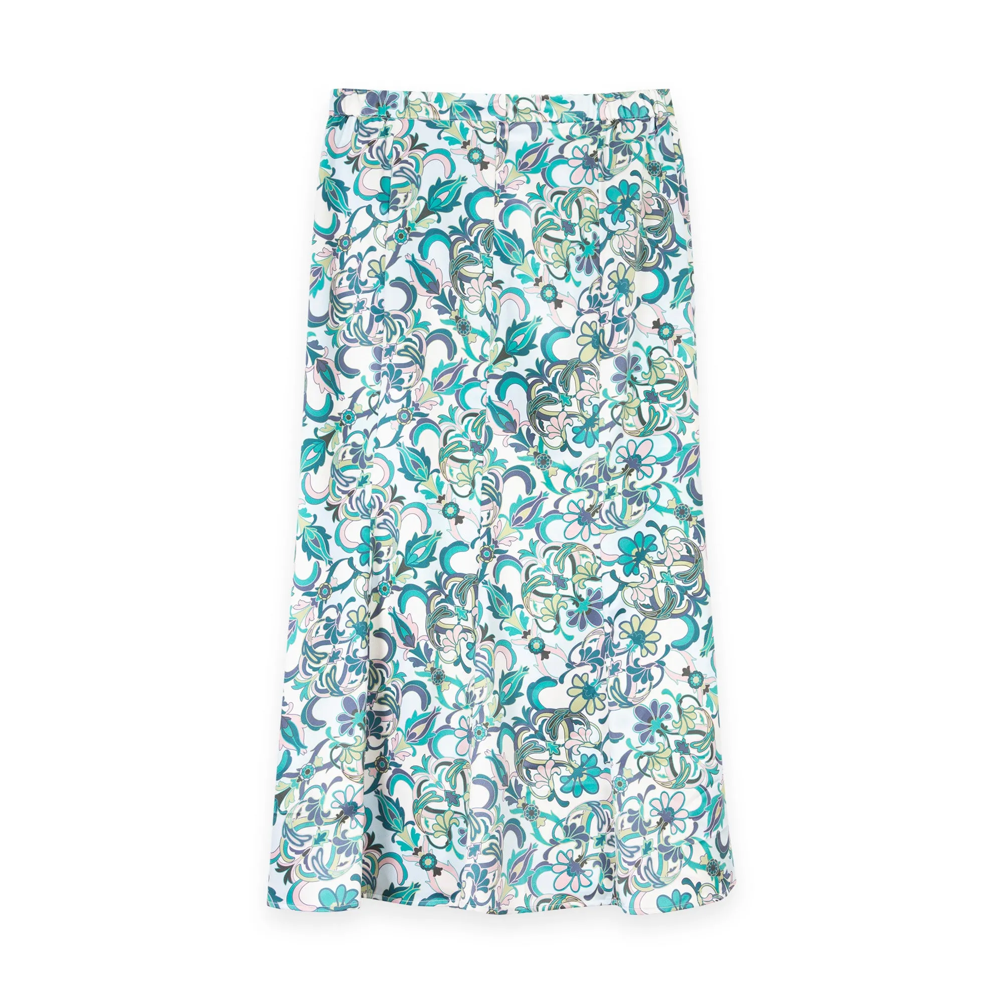 Printed Eight Panel Skirt