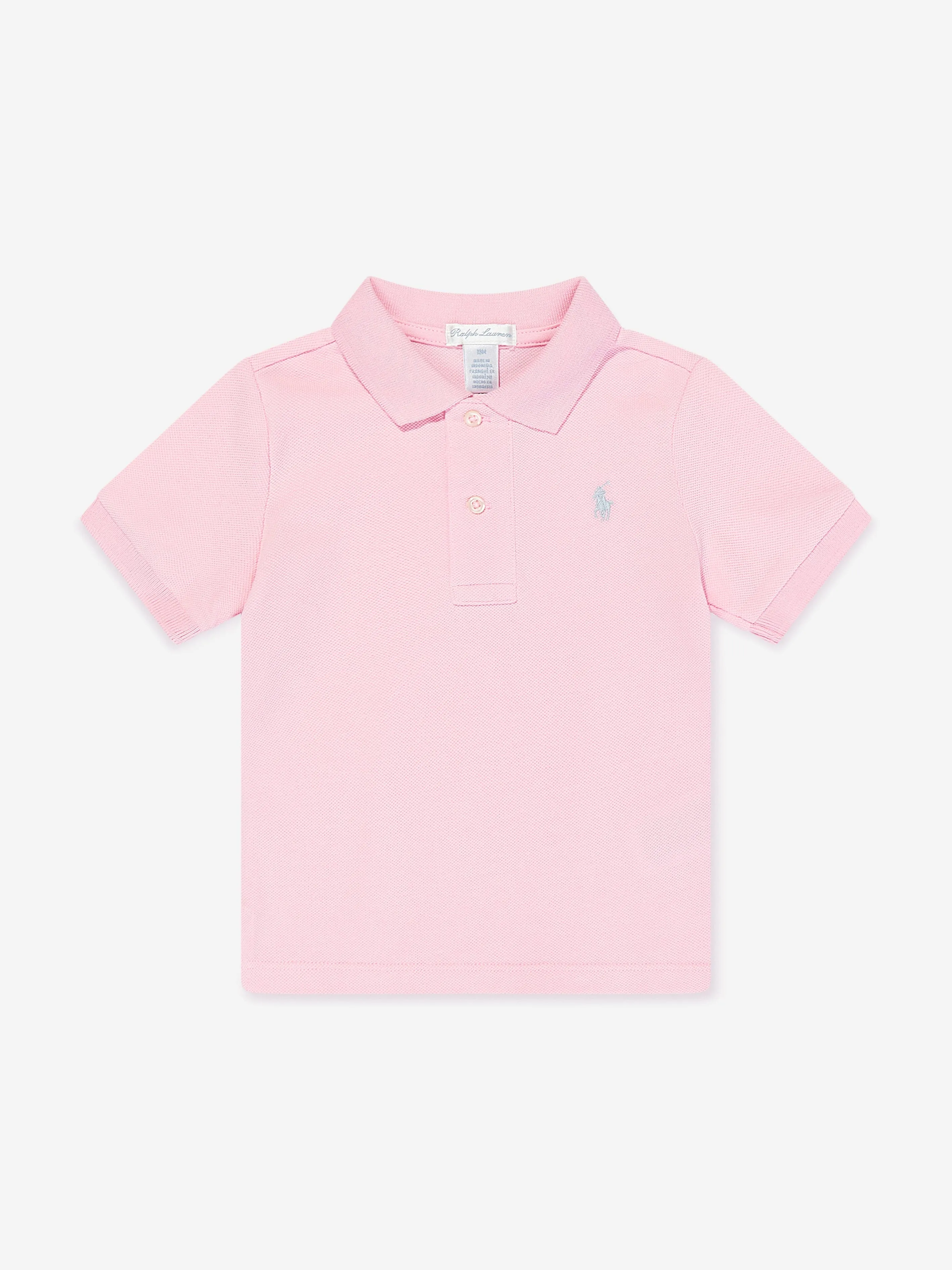 Ralph Lauren Baby Boys Polo Shirt And Short Set in Pink