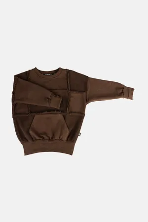 REVERSED BROWN SWEATSHIRT