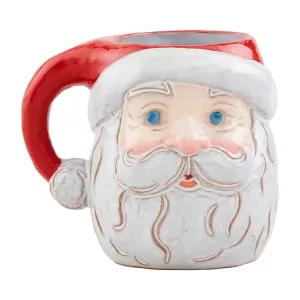 Santa Stoneware Mug