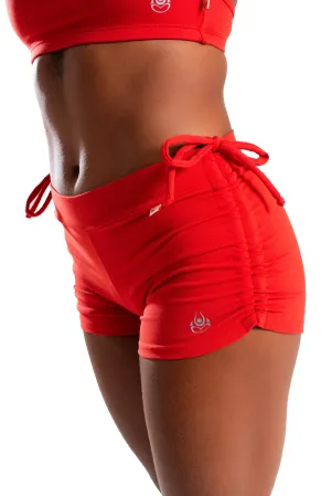 Side String Shorts, Just Red, Cool Form Light