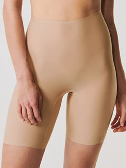 Soft Stretch Mid Thigh Short Nude