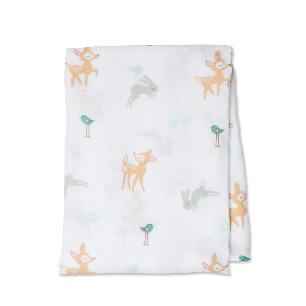 Swaddle Blanket Multipurpose Muslin - Fawns