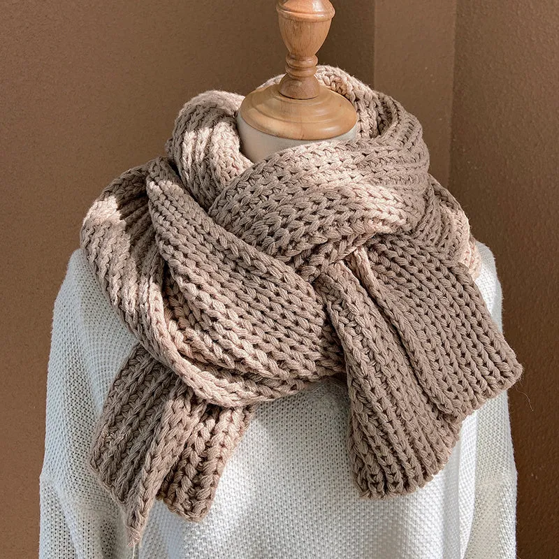 Thick Knitted Scarf