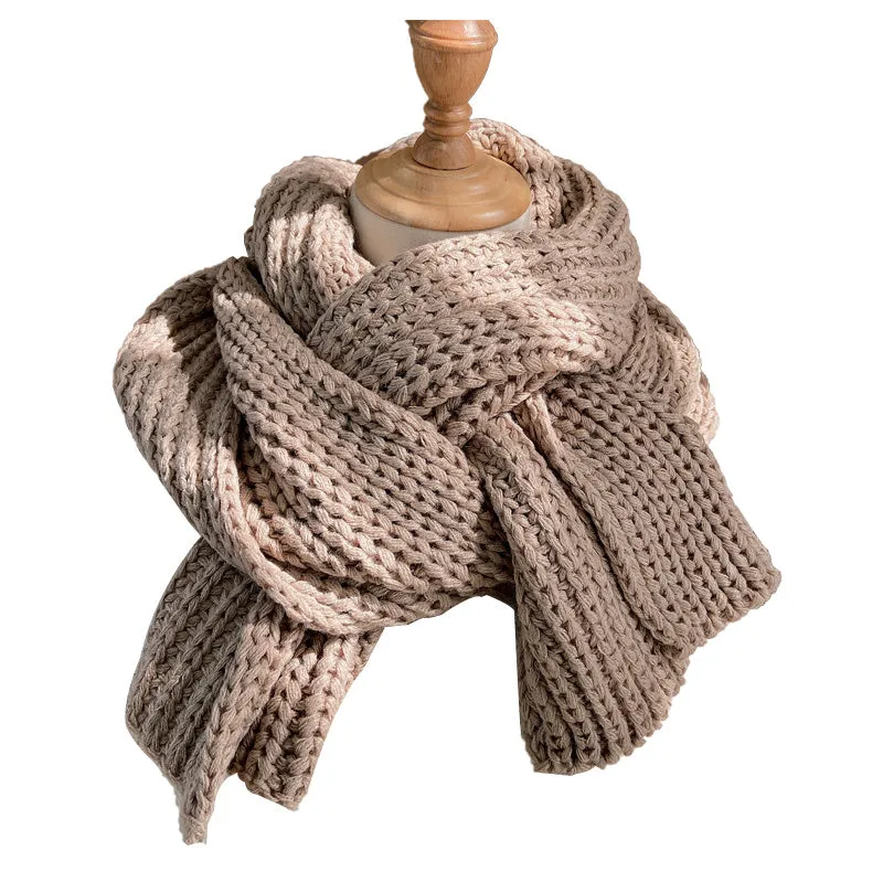 Thick Knitted Scarf