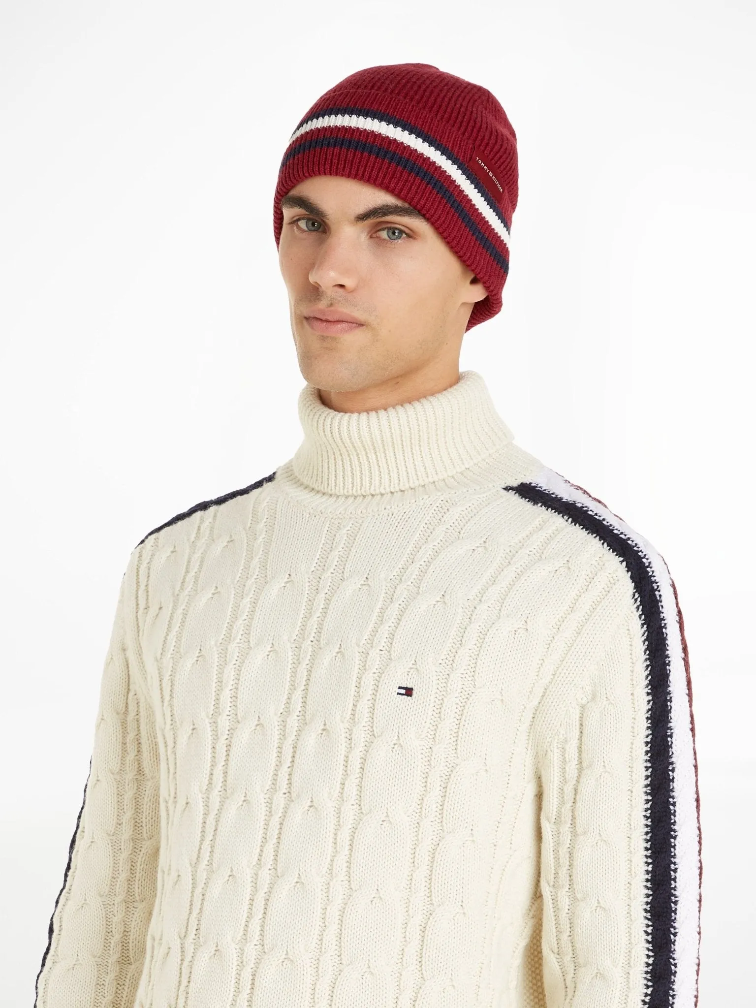 Tommy Hilfiger Corporate Stripe Beanie