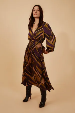 Traffic People Grace Dress-Purple-DKD12707041