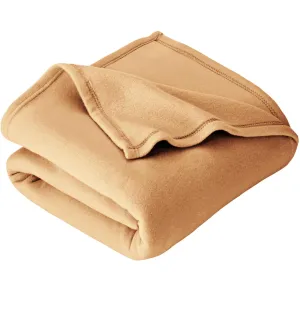 VAS COLLECTIONS Cloth Solid/Plain Light Weight Single Bed Fleece Blanket for Heavy Winter (150 x 228 cm or 60" x 90", Beige)