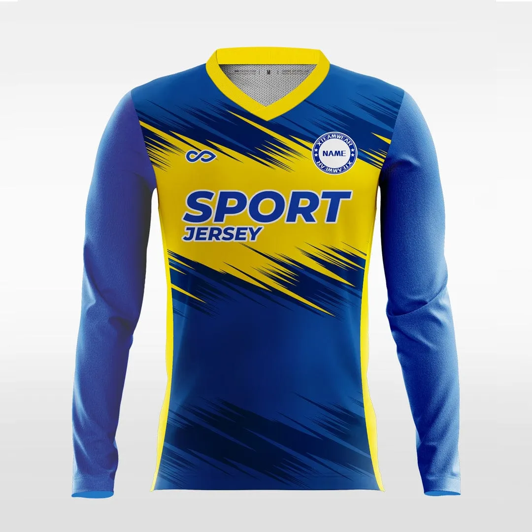 Warm Light - Customized Men's Sublimated Long Sleeve Soccer Jersey