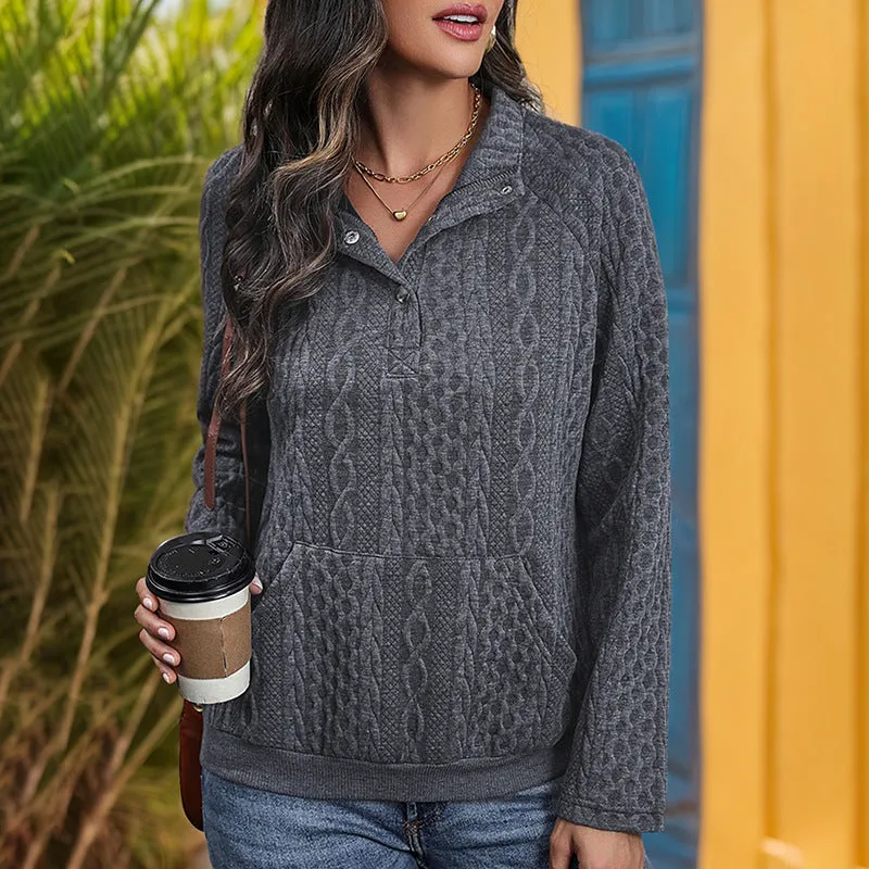 Warm Sleeve Sweatshirt blouse