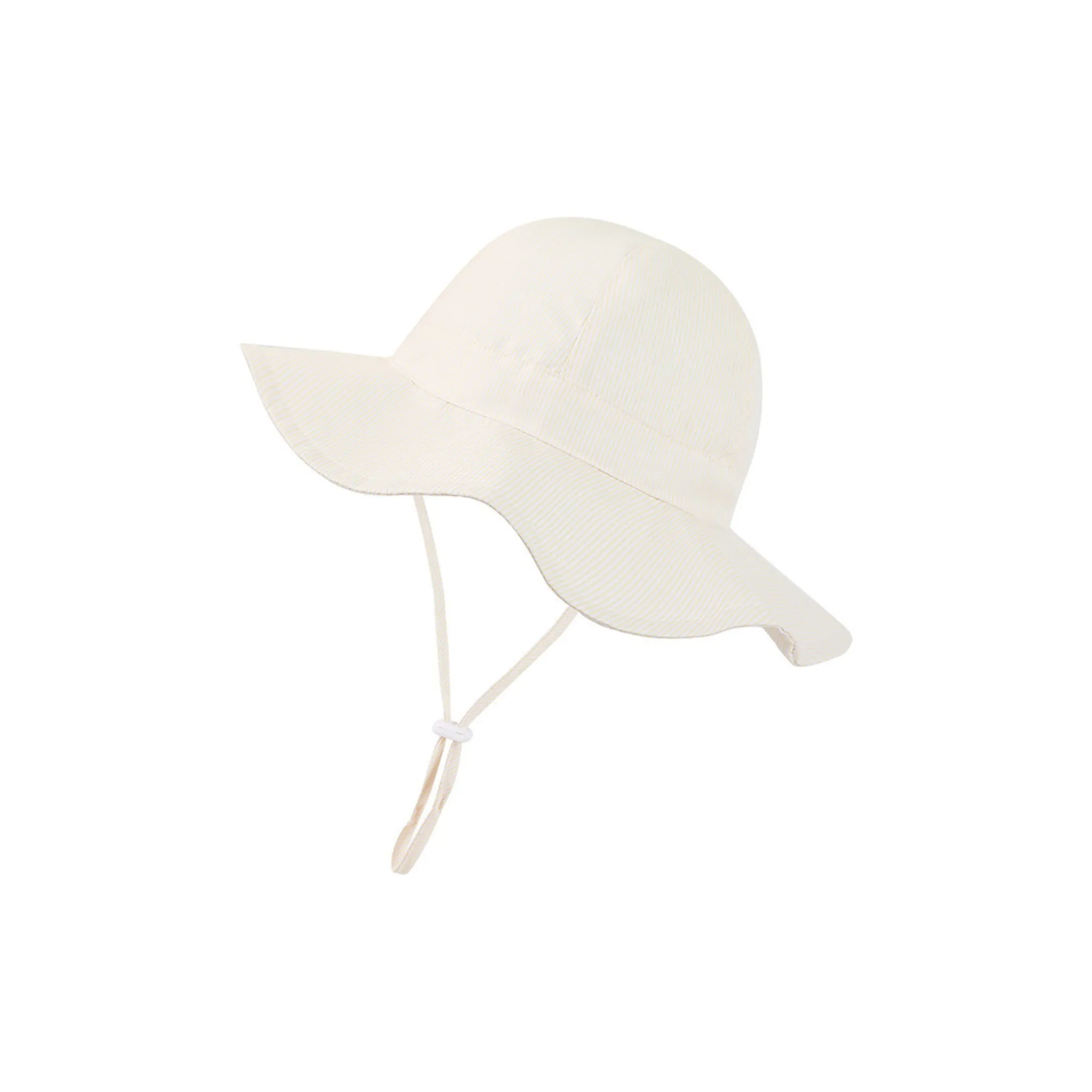 Wide Brim Baby Sun Hat in Soft Sand