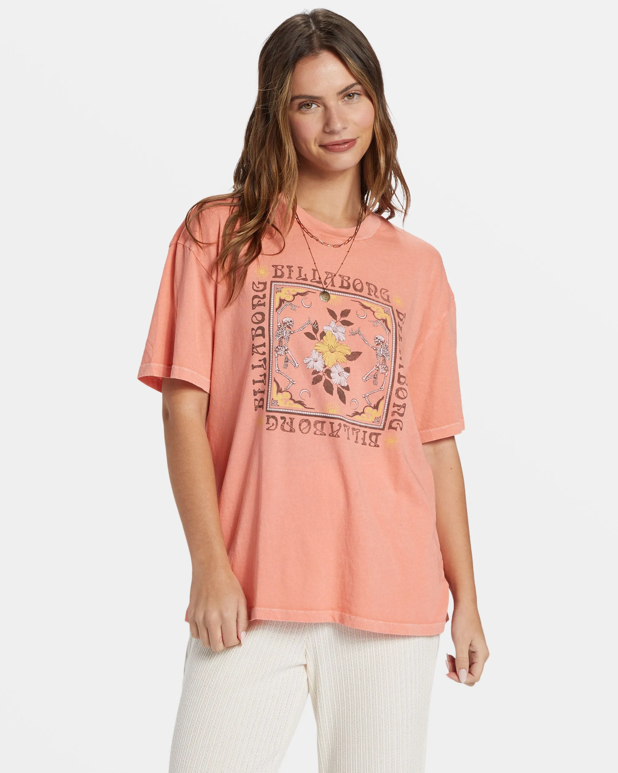 Wild West Side T-Shirt - Peach Out