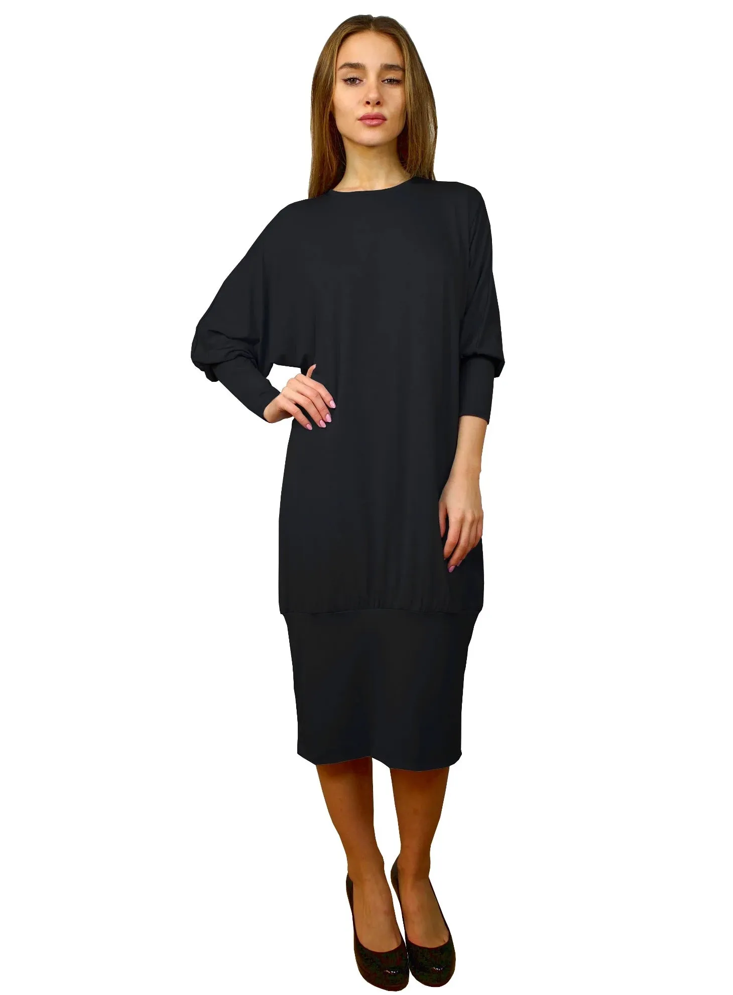 Women's Banded Bottom Comfy Dress